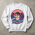Hubi Pacific Pixel Crewneck / Bone White